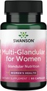 Swanson Multi- GLANDULAR for Kvinder 60 Cap