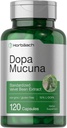 Horbäach Dopa Mucuna Supplement | 120 Capsules | Velvet Bean Herbal Extract | 15% L-Dopa | Non-GMO & Gluten Free