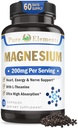 Magnesiumglycinat med L- Theanin, Kalium og sort peper - Ultra High Absorption, 120ct