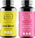 Happy Sund Hippie Vaginal Probiotika til kvinder & Pick me Up Natural Energy Pills