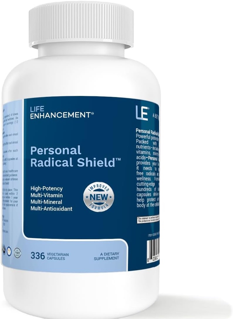 Life Enhancement Radical Shield Note 124; 28 Vitamin, mineral, antioxidanter & mere