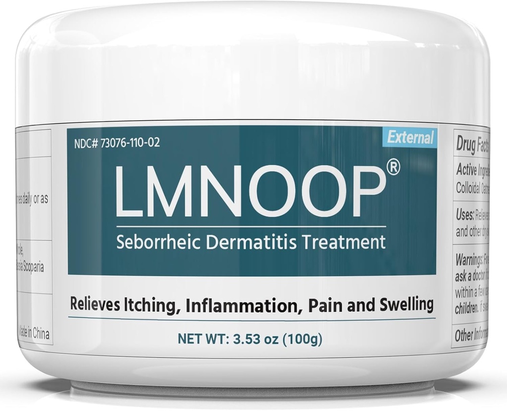 Seborrheic Dermatitis Cream, Extra Strength Scalp Treatment for Psoriasis, Folliculitis, Eczema, Dry Scalp, Dandruff, Anti- Itch og Lindrende Hud 3.53 OZ