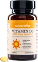 NatureWise D3 Vitamin (100 mcg) 30- Day Supply for immunforsvar, sund muskelfunktion, og Knoglesundhed - Non- GMO, Gluten Free in Organic Extra Virgin Olivenolie, (Mini Softgel), 30 Greve
