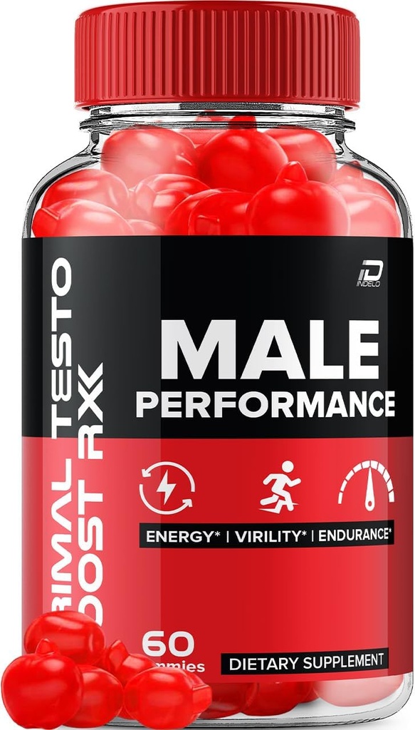 Primal Testo Boost RX ACV Gummies for Men - PrimalTesto Boost RX Mand ACV Gummies All- Natural Supplement, Primal TestoBoost RX Gummies Anmeldelser (1 pakke - 60 Gummies)