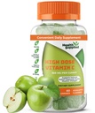 Sur æble smag C-vitamin Gummies Mega dosis - 1050 mg C-vitamin - øger immunsystemet og understøtter hjertets sundhed - god smag og nem at synke