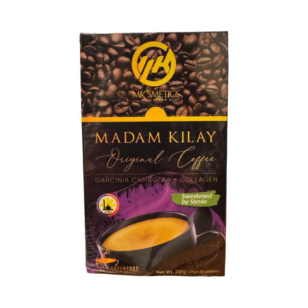 Slimming- K Kaffe af madam kilay, Fat Burner + Collagen (21g), 10 Greve (pakke med 1)