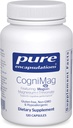 Rene indkapslinger CogniMag 120 - Magnesium- L- Threonate Supplement - Understøtter Hjerne Sundhed & Hukommelse * - Inkluderer Magtein & Polyphenol Blend - 120 Kapsler