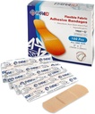 Fleksible stofbandager - Flex stofvedhæng Finger- Tip bandager knoer og tommelfinger bandager til Finger Care og til at beskytte sår mod infektion - (100 Count Box)