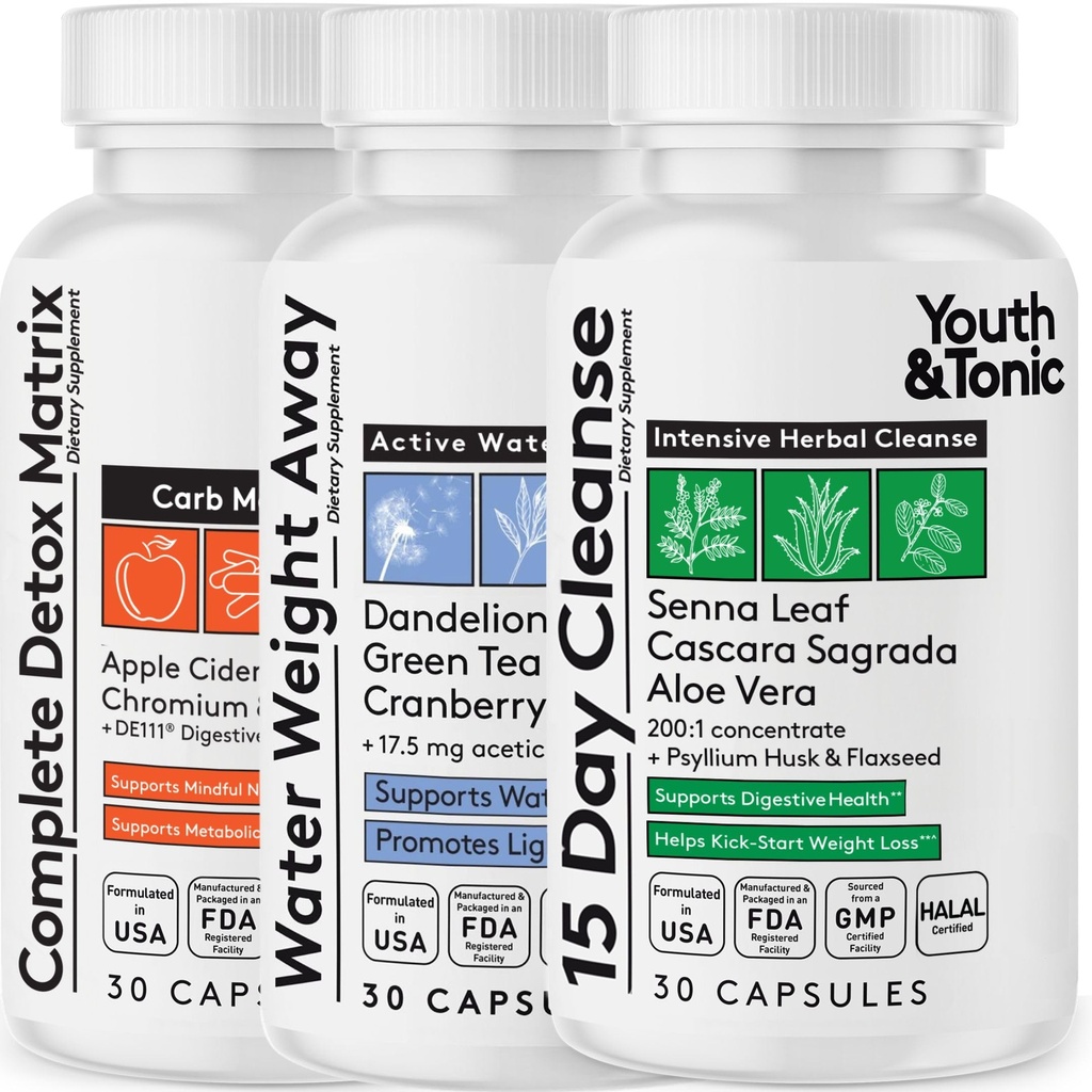 3 pk Detox Rengøring Kick Off Weight Management