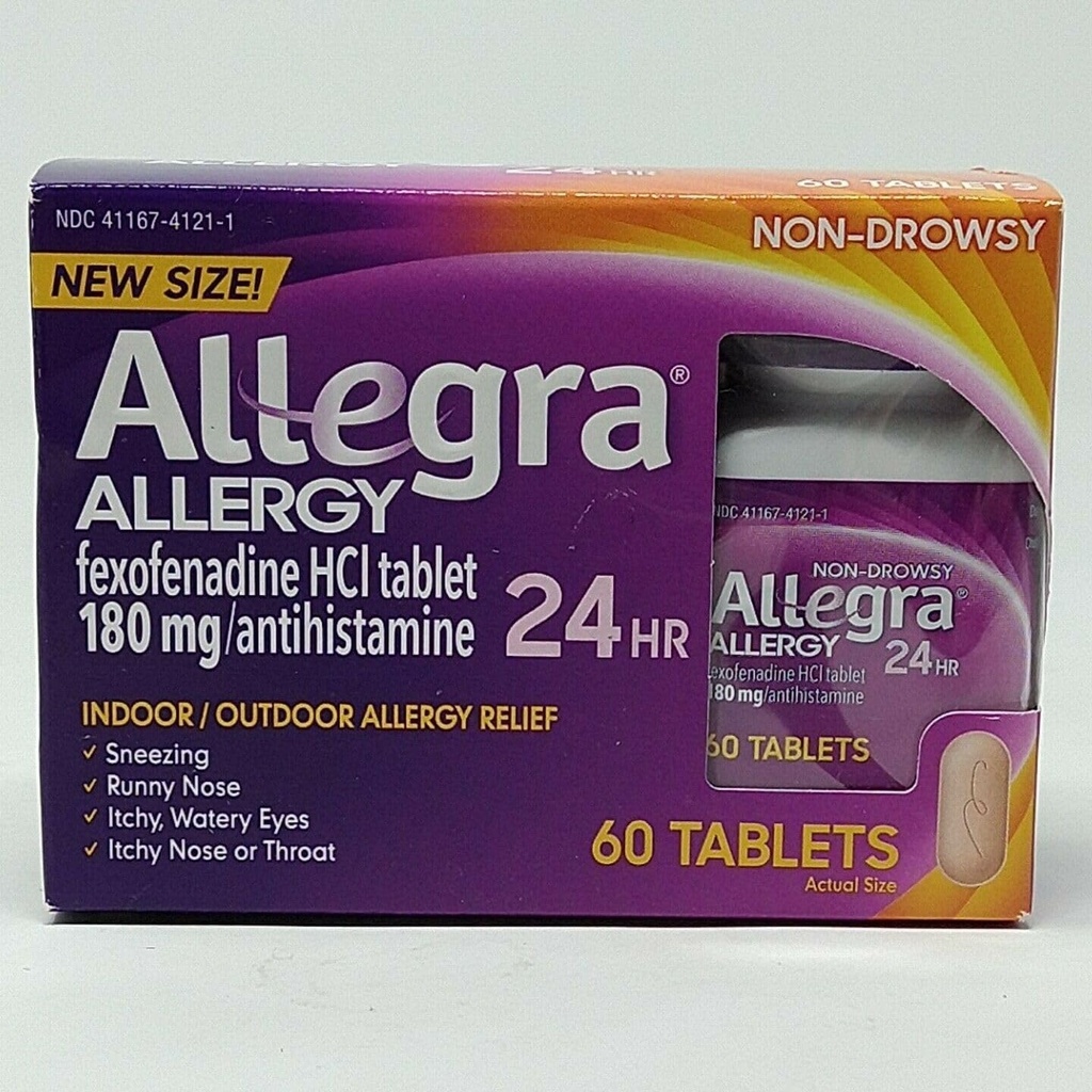 Allegra Allergi Medicin 60 Greve