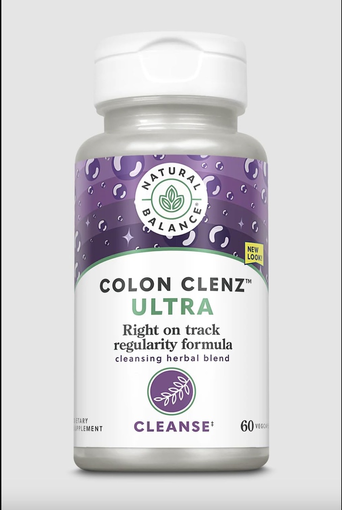 Naturlig balance Ultra Colon Clenz - 120 vegetariske kapsler