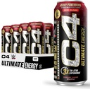Cellucor C4 Ultimate x WWE against 124; Pre Workout Sugar Free Energy Drink 124; Tri- Stim Experience with 300mg Coffein + TeaCrine + Dynamine against 124; Berry Powerbomb against 124; 16oz (Pack of 12)