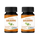 Brahmi 120 tabletter - USDA Organic Bacopa Monnieri supplement - Understøtter fokus, ro og hukommelse - Herbal Nootrop * - pakke af 2