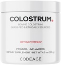 Kodeage Bovine Colostrum Powder Supplement 4-Måned Supply, 1000mg per servering, Grass- Fed Ethically Sourced, Immunoglobulin- Rich Prized First Milk, Cold- Chain Pasteurized, Agglomereret, Non-GMO, 4.3 OZ