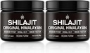 Shilajit Pure Himalayan Organic Shilajit Resin Gold Grade 100% Pure Shilajit for Mænd & Kvinder med Fulvic Acid, 85 + Trace Minerals, Lab Test for Energy, Immunforsvar, 30 Bedste (2 Pack)