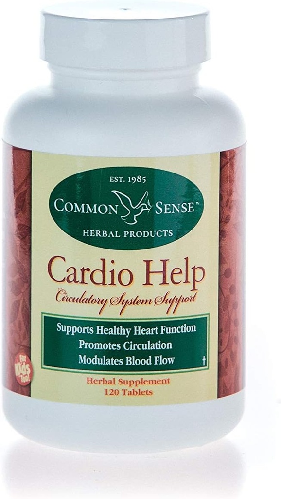 Fælles sense urteprodukter Cardio hjælp (120 tabletter): Circulatory System Support