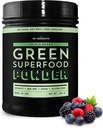 Sun Bay fødevarer Triple Berry Green Superfood Powder # 124; Non- GMO # 124; Super Green Drink Blend # 124; 10 oz.