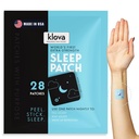 Klova ekstra styrke soveplastre for voksne med 124; Natural Sleep Aid med 6mg Melatonin, Valerian & L- Theanine • 124; Non- Habitat- Forming Deep Sleep Support til mænd og kvinder med 124; 28 Patches