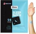 Klova ekstra styrke soveplastre for voksne med 124; Natural Sleep Aid med 6mg Melatonin, Valerian & L- Theanine • 124; Non- Habitat- Forming Deep Sleep Support til mænd og kvinder med 124; 28 Patches