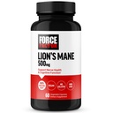 Force Factor Lions mande supplement kapsler, hukommelse og fokus supplement, understøtter nerve sundhed & kognitiv funktion, Lavet med 100% Fruiting Body, Vegan, No Gelatine, Non- GMO, 60 Vegetabilske kapsler