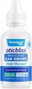 Vetnique Oticbliss Medicated Cat & Dog Ear Cleaner Drops - Dog Ear Infection Treatment with 1% Hydrocortisone to Soothe Itching, Redness, & Swelling - Vet Recommended