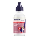 Vetnique Oticsabs Medicin Kat & Hundeøre Cleaner Drops - Hundeøre Infektion Behandling med 1% Hydrocortison til Sothe Kløe, Rødme, & Hævelse - Vet Anbefalet