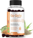 Go-Daily Advanced Colon Cleanse og Detox, Probiotiske Gummies for Optimal Gut Sundhed, Laxatives for Forstoppelse og Bloating, 60 Gummies - Wellnesswath Rx og Health Solutions