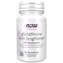Now Foods Solutions, Glutathione Skin Brightener med Ceramosides ®, Fugtgivende og illuminerende, 30 Veg kapsler