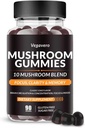 Vegavero Mushroom Gummies - 10x Mushroom Blend - Mushroom Complex - Mushroom supplement (90 Chews) Classic Coke