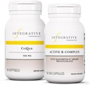 Integrativ terapi Bundle med aktiv B- Complex, 60 kapsler & CoQ10 (100 mg), 60 Softgel - Active B- Complex til at understøtte energi Metabolisme * - CoQ10 til at støtte hjerte & hjerne sundhed *