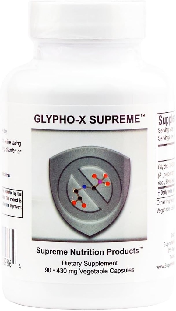Højeste ernæring Glypho- X Højeste, 90 Pure Herbal Kombination Vegetariske kapsler