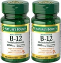 Nature Bounty Methylcobalamin B12 Micolozenge Tablets, 1000 mcg, 120 Count), 60 Count (pakke med 2)