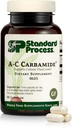 Standard Process Inc. A- C Carbamid - Gluten- Free Nyre Support Supplement med vitamin A, C-vitamin og Arrowroot Mel - 90 kapsler