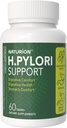 H. Pylori Support - G- FOS Blend, Whey Protein, Lakrids, Mastisk Gum, Vitamin U, og vitamin B2 - Mave Comfort & Gut Balance - 60 tabletter, 30 dages forsyning