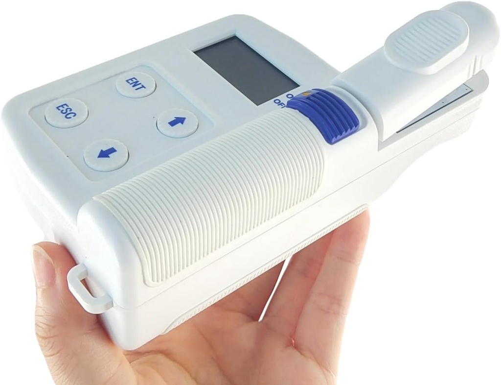 Chlorophyll Analyzer Leaf Surface Temperature Meter for Leaf Chlorophyll Content&Blade Temperature Measurement with Chlorophyll 0.0~99.9SPAD Leaf Temperature -10~99.9℃ 16GB SD Card Data Storage