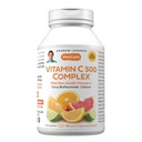 ANDREW LESSMAN C-vitamin 500 Complex 180 kapsler - ikke-syreholdige C-vitamin Plus Citrus bioflavonoider til immunsystem og antioxidant support, ingen mave-upset, lille let at synke kapsler