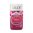 OLLY Ultra Strength Women 's Multi Softgel, Total Health and Immunation Support, Omega- 3s, Iron, Vitaminer A, D, C, E, B12, Daily Multivitamin, 30 Day Supply - 60 Greve