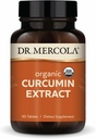 Dr. Mercola Organic Curcumin Extract, 90 Servere (90 tabletter), Kosttilskud, Non- GMO, Certificeret USDA Organic