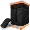 Vinter Bee Hive Wrap til 8 og 10 Frame Hives, Justerbar Beehive Wrap Biavl Supplies, 600D Oxford Isoleret Cover, Vandtæt, Windproof, Letvægt, Øko- venlige, Genbruges, 75.98 "x 23.6"