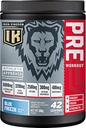 Iron Kingdom Pre Workout Pulver til mænd og kvinder Koffein, Beta Alanine & Aminos til Intense Focus Endurance & Pump - Preworkout Energy Drikke Powder Natural Blue Freezie - 42 Servering