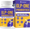 Lifeatlas GLP ONE Supplement Probiotisk Name 124; GLP ONE med 30 milliarder AFU Akkermansia Probiotisk, GLP ONE Probiotika til kvinder og mænd, Daglig GLP ONE Supplement, 1 pakke