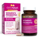 Daglig Nouri Kvinder 's Probiotiske Beeg 124; Understøtter Vaginal pH, Urinary Tract, fordøjelsesfremmende & immunforsvar Beeg 124; 5 Klinisk Studerede Strops + Cranberry & Vegan Omega Oil Beeg 124; 30- Day Supply