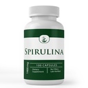 PURE ORIGINALSKE INGREDIENSER Spirulina (100 kapsler) Rig i Phycocyanin, Pure