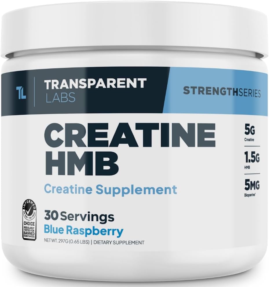 Creatin HMB a "Blå Hindbær (0,65 lbs. / 30 Servere)