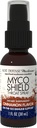 Værtsforsvar MycoShield Throat Spray - immunforsvar - kosttilskud chaga, Reishi, Tyrkiet hale & mere - On- The- Go immunstøtte - kanel flavor, 1 fl oz (71 Servere) *