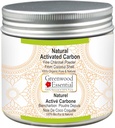 Greenwood Essential Natural Activity Carbon Fine Charcoal Powder from Coconut Shell 100% Organic Pure & Natural 100gm (3,5 oz)