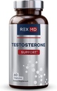 REX MD Testosteron Support for mænd; Understøtter energi, Stamina, Performance Medical 124; Naturlige ingredienser herunder Bukkehorn Hjælp Support Body Testosteron Niveauer, Lavet i USA
