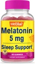 WellYe Melatonin Gummies 5 mg - Natural Sourced Flavors - Drug- Free Gummy Supplement - Gluten Free and Gelatine Free, Vegetar - 60 Gummies