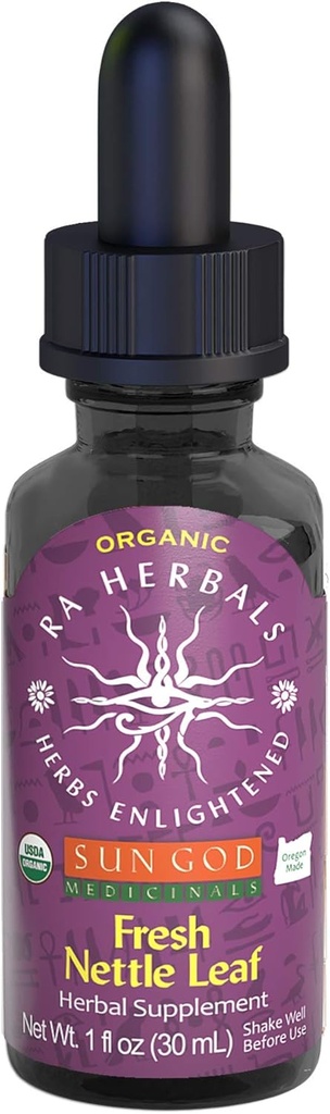 RA Herbals Certified Organic Fresh Nettle Leaf Tincture