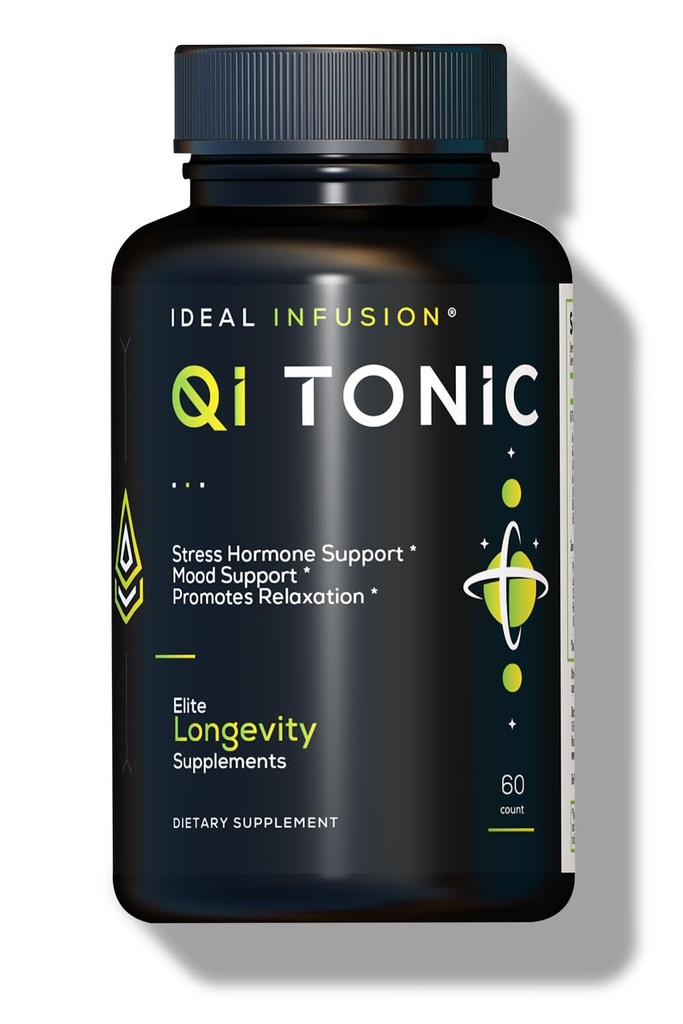 Ideel Infusion Cortisol Blocker og Mood Support: fremmer afslapning & Stress Relief - Samlet velvære & sindsro, Astragalus Root, Ashwagandha, Passion Flower (60 Servere) Vegan